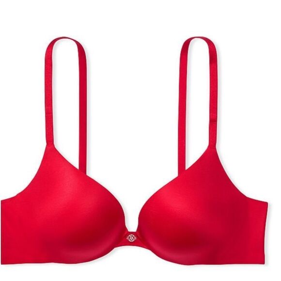 34DD or 34E VERY SEXY So Obsessed Victoria’s Secret Red Lipstick Push-Up Bra - Picture 3 of 4